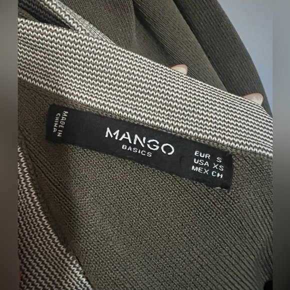 Mango Green and White Racerback Maxi Dress - Picture 3 of 4